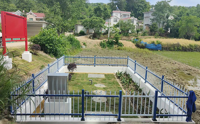 生活污水處理設備現(xiàn)場